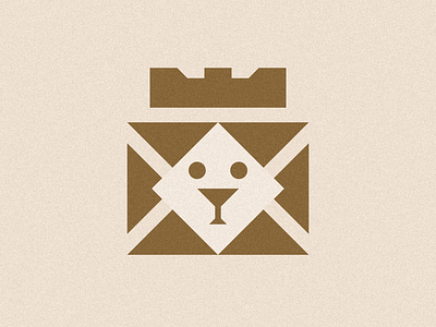 Lion King animal character brand branding geometric geometrical graphic design grid icon identity illustration king lion lion logo logo logoinspiration mark minimal postal premium symbol