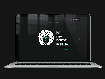 Personal Portfolio black design mobile portfolio portfolio design screen design ui ui ux design ux