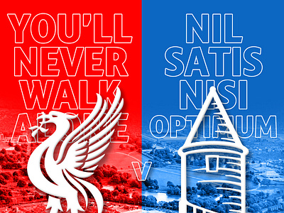 Merseyside Derby 2018 brand branding design football graphic icon illustration logo photo photoshop picture poster soccer sports typography vector