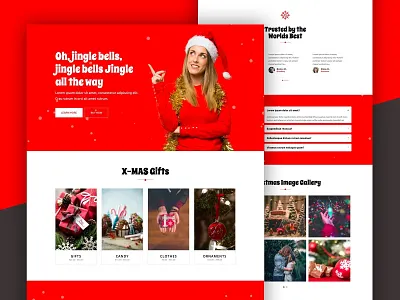 Christmas Landing Page christmas landing page