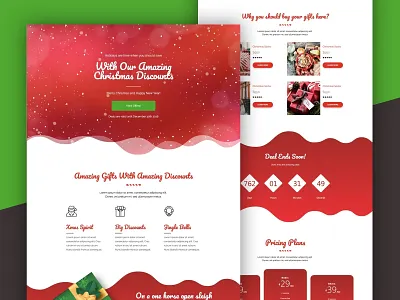 Christmas Landing Page christmas landing page
