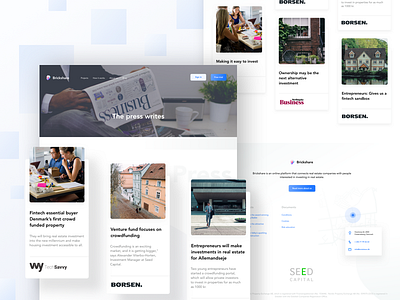 Press web page_brickshare apartment building business coin currency firm home invest news press ui web