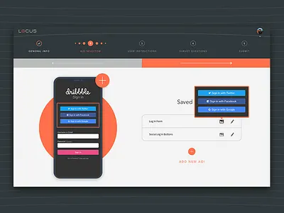Locus Insights Conceptual Direction design fnsz funsize layout mobile ui user testing ux web website