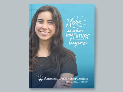 AAC Annual Report 2016 annual report editorial design infographics lettering