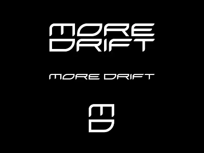 New More Drift Logo brand branding katakana logo logotype monogram moredrift