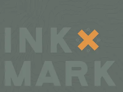 Inkmark 2019 branding design green logo logo topo typographic logo wordmark xing
