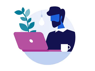 Schiphol Airport icon design: Office airport artwork coffee design dutch flatdesign graphic design icon icon design illustration illustrator monday mondays nature office plant storytelling studio vector work