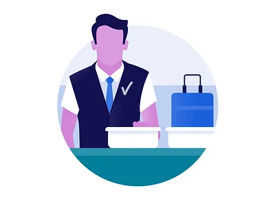 Schiphol Airport icon design: Security art direction art director artwork brand branding campaign concept drawing flatdesign graphic design graphic designer icon icon design icon designer identity illustration illustrator security storytelling vector