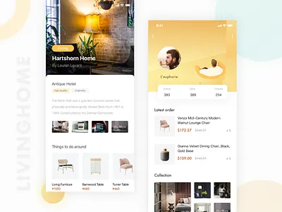 Furniture APP Design furniture ui 插图 设计