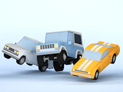 beep beep beep 3d 3d illustration bronco car cars illustration model mustang vehicle vehicle design