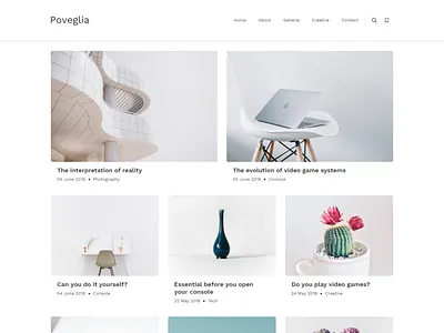 Poveglia - Multipurpose Ghost Theme by Haunted Themes articles author blog design ghost ghost theme template theme typography web website writer
