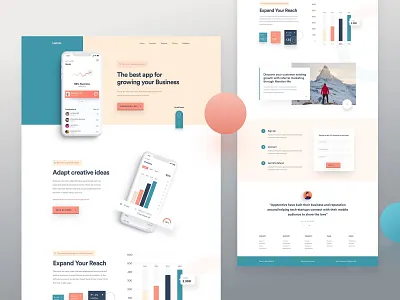 Mobile App Landing Page app ios app landing page mobile