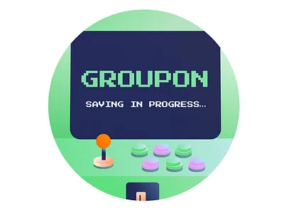 Saving In Progress branding ecommerce groupon illustration saving