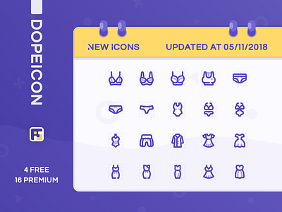 Dopeicon Updated by 05/11/2018 animation app branding design dopeicon flat freebies icon illustration logo type typography ui ux vector web website