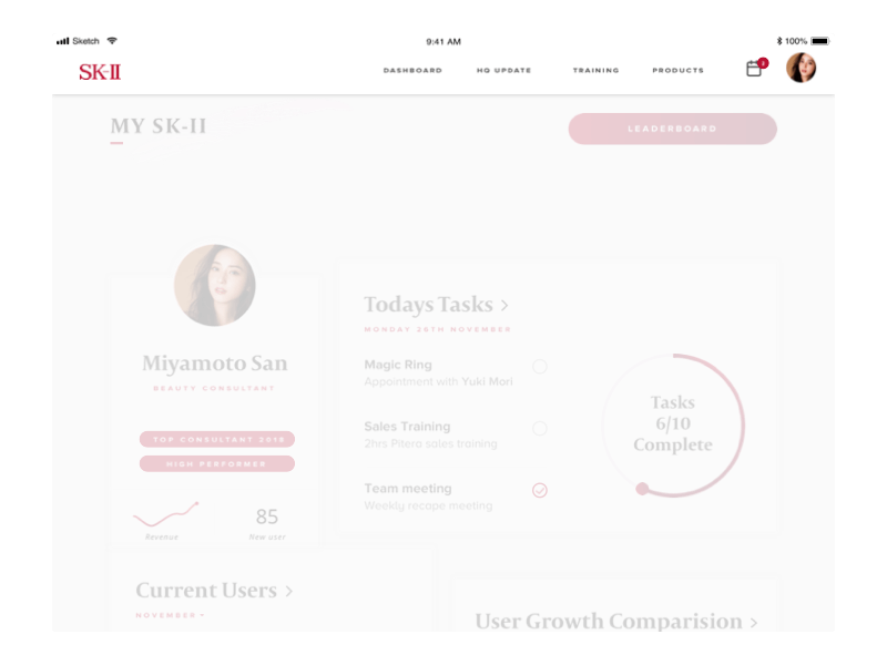SK-II Beauty Consultant animation beauty consultant design gif skii