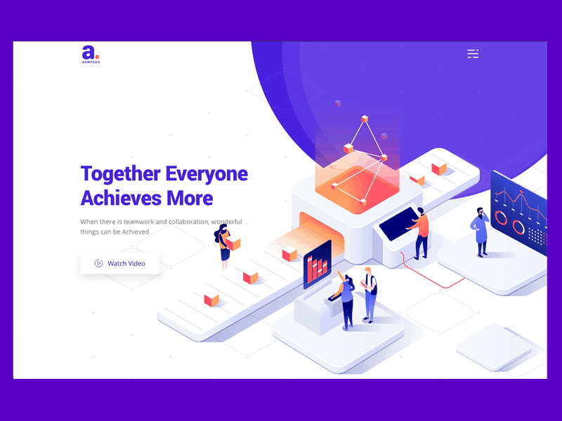 Agmycoo Isometric Agency Creative Portfolio Html Template agency agency branding agency landing page animation branding design illustration illustration design isometric isometric design portfolio trend typography ui ux vector web website
