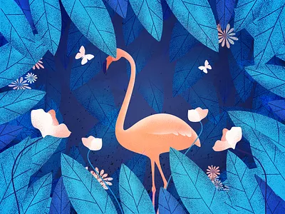 Flaming bird colour photoshop