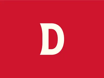 Letter By Letter: D custom d letter logo serif