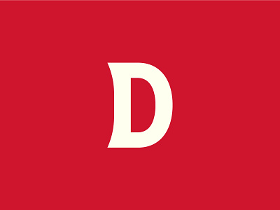 Letter By Letter: D custom d letter logo serif