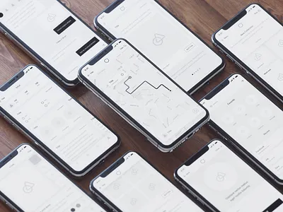 Slide 01 c4d iphonex mockups octane ui8 wireframes