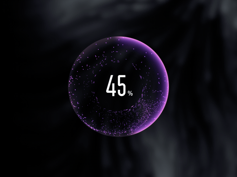 Charging 2 animation charging circle motion particle ui