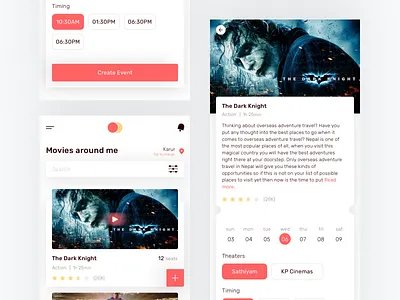 Ticketme calander date event flim friends movie notification picker rating reservation theaters ticket time