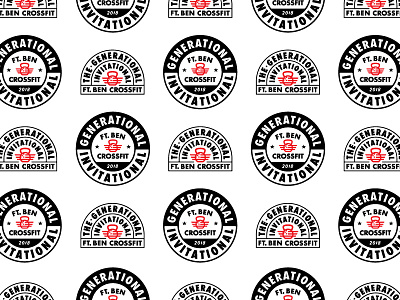 Ft. Ben Crossfit Competition badge badge design badge logo crossfit logo