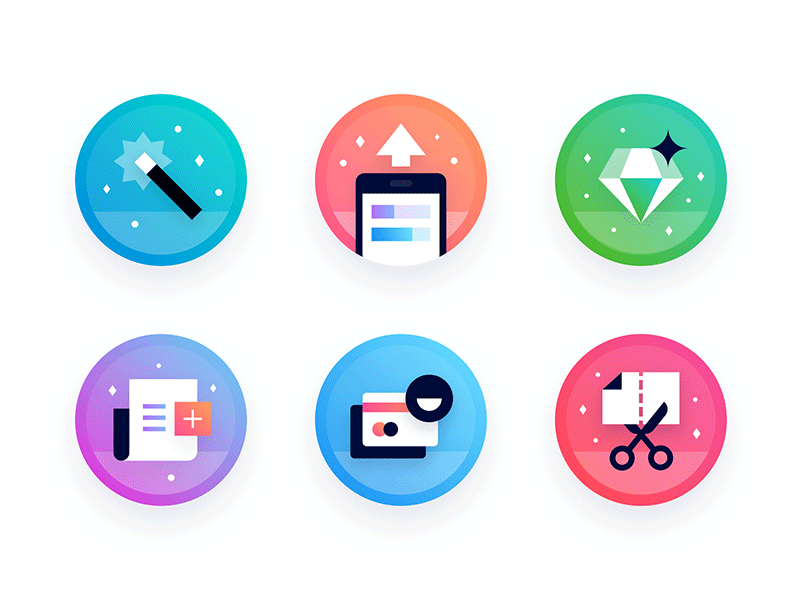 Premium Badges badges bank credit crypto emma illustrations illustrator transactions