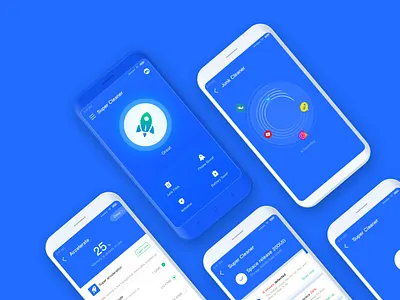 Super Cleaner app cleaner security uidesign