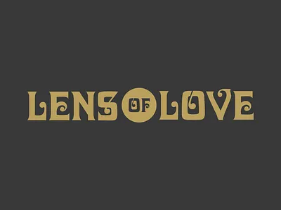 Lens of Love art branding color design graphic design identity logo typography