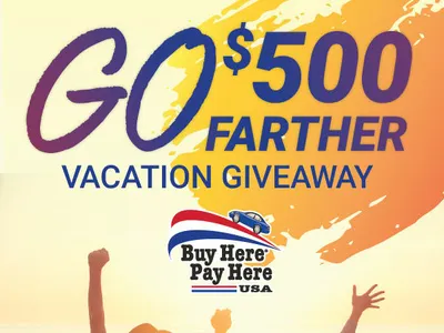 Buy Here Pay Here Giveaway Campaign ad ad banner giveaway social media