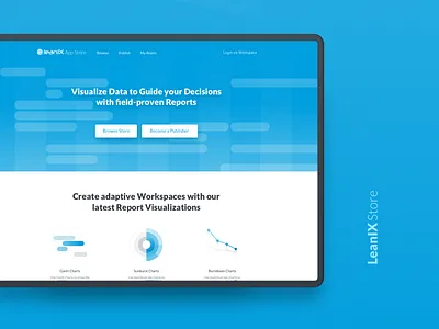 LeanIX Store Landing Page app store enterprise architecture enterprise ux illustrations landing page leanix report store