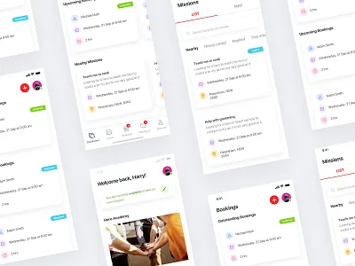 On Demand Homecare Services Hybrid Mobile App Design android app design app app design ios app design mobile app mobile app design ui ui design uiux user interface user interface design ux ux design