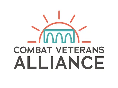Combat Veterans Alliance branding brochure illustrator logo design