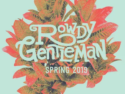 Rg Spring '19 Lookbook Cover I apparel seasonal identity typography