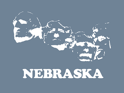 RUSHMORE america conceptual art cooper black fuck yeah monument nebraska t shirt typography
