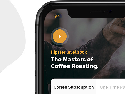 Coffee Subscription Service Application adobexd app design apple application design concept design design ui ui design uidesign ux ux design uxdesign web design xd