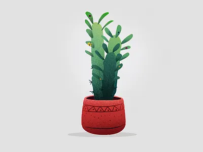 Flowerpot bugs flower flowerpot green illustration illustrations light pot