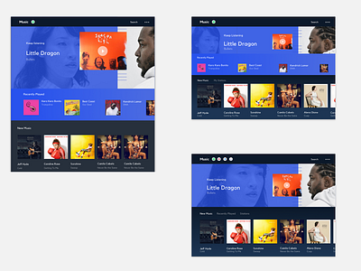 Variations app cards cars design grid masonry minimal music music album music app player riders touch ui ux