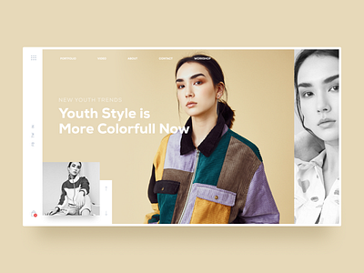 Fashion blog landing page fashion landing page