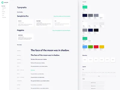 Style Guide for Concuria belgium brand concuria design sprint design system design systems landing page rapid prototyping style style guide