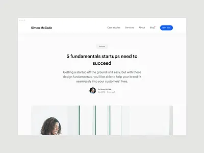 Blog - 5 fundamentals startups need to succeed advice blog blog post design problem solving saas startups user experience