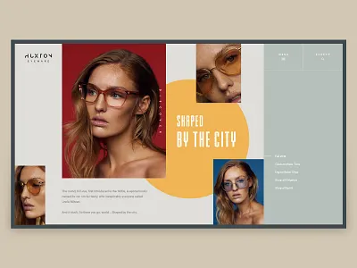 The Huxton Hero Concept creative creative design design ecommerce fashion hero hero area hero banner minimal typography ui ux