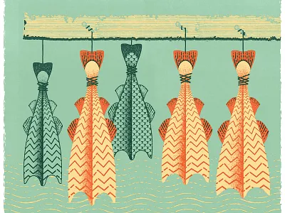 How To Cure Cod atlantic canada canadiana cod cure fish midcentury newfoundland ocean retro