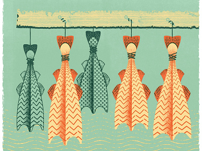 How To Cure Cod atlantic canada canadiana cod cure fish midcentury newfoundland ocean retro