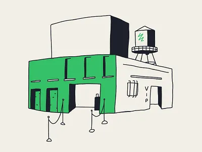 "Have a VIP Door" illustration