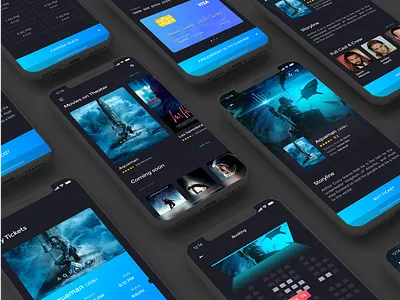 A Movie App -2 app design movie movie app movie booking movie card ui ui ux design uidesign ux ux ui ux design
