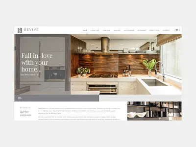 Daily UI - Day 01 brand branding clean design home homepage design interior logo luxury minimal mobile modern ui uidesign ux webdesign website website design wordpress