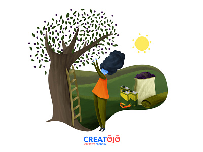 October artist brush creatojo design illustrate illustration procreate