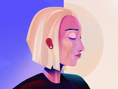 Real Dreams austin beauty design face id fashion girl boss hope illustration love minimal portrait illustration women empowerment